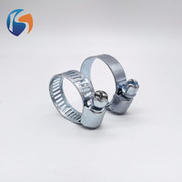 Collier de serrage pour tuyau de style américain en fer zingué, durable et réglable, fourni par l'usine