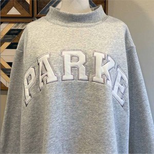 Sudadera Unisex Parke Vintage de Cuello Alto, Felpa de Algodón Grueso, con Apliques de Letras Universitarias y Bordado de Logotipo Personalizado, Otoño, 2 Piezas - Product Image 4