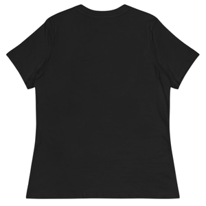 T-shirt noir à imprimé graphique pour femme, coupe décontractée, col rond, coton doux, manches courtes, vêtements décontractés pour tous les jours - Product Image 2