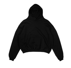 Sudadera con Capucha Unisex OEM Estilo Vintage Lavado, Otoño, 350 gramos, 100% Algodón, Negra y Blanca, Logotipo Frontal Impreso, Talla Grande, Peso Pesado - Product Image 6