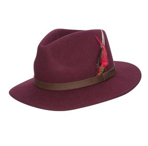 Genuine Full Grain Leather <b>Hat</b> Distressed Western Style Wide Brim Cowboy <b>Hat</b> Water Resistant USA Europe - Product Image 1