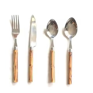 Modern Stainless Steel <b>Spoon</b> Fork Knife Dining Utensil Set for Kitchen Restaurant Hotel <b>Table</b> - Product Image 1