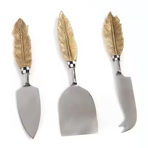 High Finish Stainless Steel <b>Cheese</b> <b>Knife</b> <b>Set</b> Precision Cutting Tools Kitchen Serving Utensils - Product Image 1