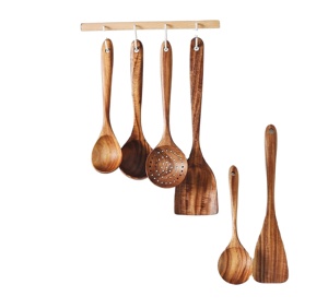 Nouveau modèle d'outils à salade modernes de 11 pouces, écologiques, revêtus de résine, compatibles lave-vaisselle, pour la cuisine à domicile, fabriqués en Inde - Product Image 1