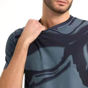 Camiseta de Sublimación Sólida 100% Algodón Duradera, Cómoda, Ligera, Ecológica, Transpirable, de Secado Rápido, de Alta Calidad para Hombre, Satinada - Product Image 6