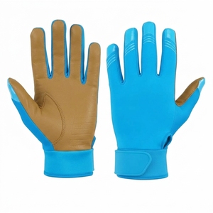 Custom Wholesale Baseball Batting Gloves Genuine Leather High Quality High Demand Baseball Batting Gloves - Product Image 1