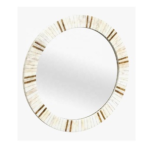 Luxury Handmade Bone Inlay Plain <b>Mirror</b> Frame with Complimentary <b>Mirror</b> Frame for Living Room Bedroom Hallway Entryway Decor - Product Image 4