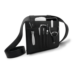 ระบบเข็มขัดช่างทำเล็บหนังคุณภาพสูงขายส่ง |   กระเป๋าจัดระเบียบหนังวัวแท้ |   ขนาดเอวปรับได้ - Product Image 2