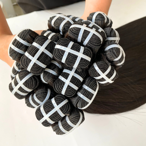 Meilleur choix Article populaire Extensions de cheveux humains noirs lisses pleine longueur Paquets de cheveux de trame alignés sur les cuticules longue durée de vie - Product Image 4