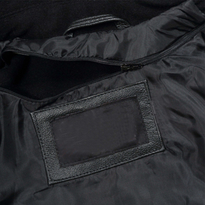 Stylish Retro Wool Leather <b>Jacket</b> Durable High Quality Fabric with Stand Collar and Hood Fashionable for <b>Winter</b> Daily Wear - Product Image 5
