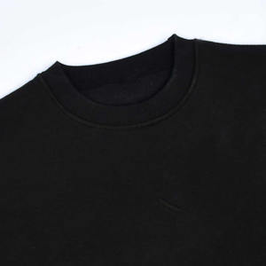 Ensemble survêtement sportif pour garçons grandes tailles, sweat-shirt et pantalon de jogging, ensemble deux pièces personnalisé noir et gris, vêtements pour enfants en gros - Product Image 2