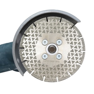 4-7in phân đoạn Electroplated kim cương Saw Blade đá cắt mài Đĩa đánh bóng double side tam giác hình dạng lưỡi cắt - Product Image 4
