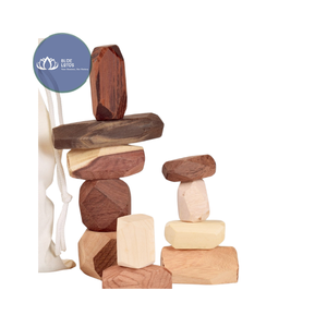 BEST SELLER Blocs d'équilibre en bois durables de haute qualité, jeu d'empilage, jouet de développement de la motricité fine, vente en gros - Product Image 1