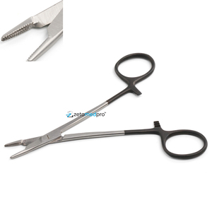 SuperCut Olsen-Hegar Needle Holder – <b>Micro</b>-Serrated Jaws & Integrated Scissors for Precision Surgical - Product Image 2