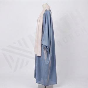 Nouvelle Robe Abaya Musulmane pour Femmes, Design Manches Chauve-Souris, Couleur Personnalisée, Vêtement Élégant pour l'Aïd, Mode 2025 - Product Image 3