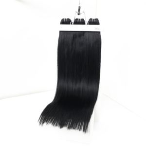 Meilleures extensions de trame de cheveux Remy de qualité supérieure de luxe Tissage de cheveux humains vierges de style ondulé droit - Product Image 3