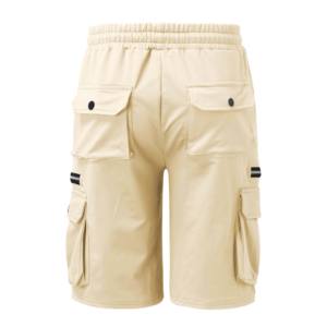 Shorts Cargo Homme en Coton Uni avec Poches, Longueur Genou, Style Streetwear, pour la Pêche et les Activités de Plein Air, Vente en Gros - Product Image 2