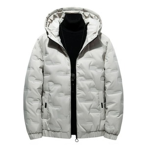 Chaqueta de Invierno para Hombre, Ligera, con Cuello Alto, Resistente al Viento, Transpirable, Ecológica, Informal, de Calle, con Revestimiento de Lona de Alta Calidad - Product Image 4