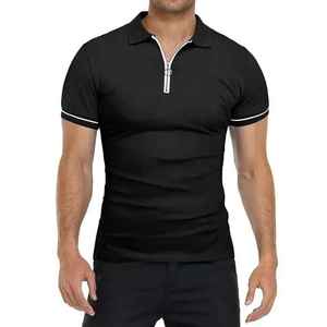 Polo de golf pour homme de qualité supérieure, tissu respirant anti-humidité, manches courtes, vêtements de sport décontractés, fabricant de vêtements de mode - Product Image 6