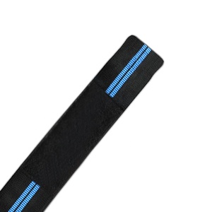 Rodilleras de silicona profesionales negras y azules para entrenamiento en el gimnasio, levantamiento de pesas y ejercicios de fitness. - Product Image 4