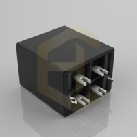 Connecteur fil à fil à pas de 10,16 mm HC-10.16-2x2A, connecteur de faisceau de câbles TE 1-353081-2