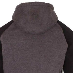 Sudadera con capucha y cremallera para hombre, con bloques de color, forro polar, manga regular, estilo otoñal - Product Image 4