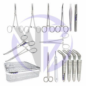 Ensemble d'instruments chirurgicaux gynécologiques 50 pièces Kit médical en acier inoxydable - Product Image 3