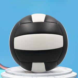 Ballon de volley-ball professionnel d'intérieur taille 5, couleur personnalisée, nouveau style, en cuir, pour compétition - Product Image 2
