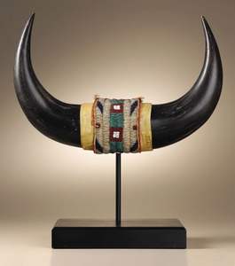 Décoration en corne de buffle, corne faite à la main - Product Image 4