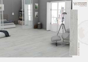 กระเบื้องปูพื้นพอร์ซเลนแบบด้านสำหรับงานสถาปัตยกรรม ขนาด 20x120 ซม. ออกแบบให้มีรูปทรงยาวเพื่อสร้างความสมดุลในการจัดวางแบบยาวและให้ความรู้สึกที่มั่นคงภายใน - Product Image 4