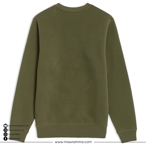 Sweat-shirt en molleton coton/polyester épais 220g, broderie personnalisée, unisexe, pull d'hiver, vente en gros OEM, haute qualité - Product Image 2