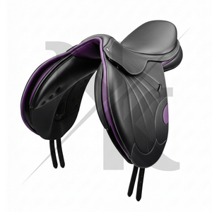 อานม้าเดรสสาจคุณภาพสูง โครงไม้ สายรัดเอวทนทาน หนังแท้นุ่มสบาย ผลิตภัณฑ์สำหรับแข่งม้าแบบอังกฤษจากอินเดีย - Product Image 5