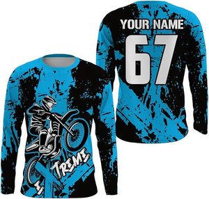 <b>Men's</b> Motocross <b>Cycling</b> <b>Jersey</b> <b>Long</b> <b>Sleeve</b> Breathable Windproof Autumn Outdoor Bicycle Shirt MTB <b>Jersey</b> - Product Image 1