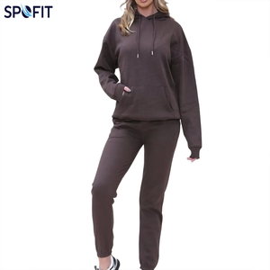 Conjunto Deportivo de 2 Piezas con Pantalones Largos para Invierno, Diseño de Logotipo Personalizado 2026, Unisex, Ropa de Estar por Casa, Fitness, Maternidad, Antibacterial, Resistente al Viento - Product Image 1