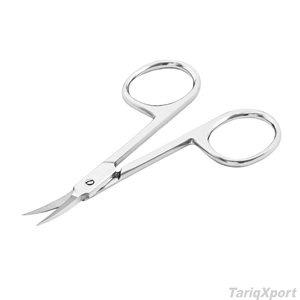 Nouvelles ciseaux à cuticules TARIQXPORT de qualité supérieure en acier inoxydable, durables, à lame courbée/droite, pointe acérée, pour salon de manucure - Product Image 3