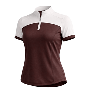 เสื้อโปโลผู้ชายแขนสั้นถักลายบล็อกสี แห้งเร็ว สไตล์สปอร์ต - Product Image 4