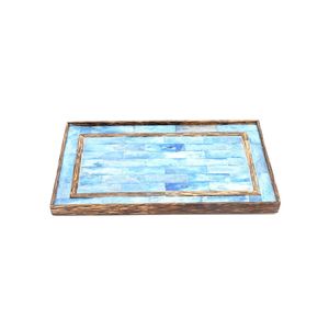 ถาดเสิร์ฟไม้ฝังกระดูกทำมือ Ribaldi ขนาด 12x7.25x0.8 นิ้ว - Product Image 3
