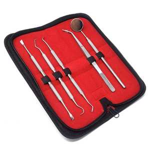 Kit d'hygiène buccale chirurgical professionnel, 5 outils, détartrage en profondeur, ensemble d'instruments chirurgicaux, acier durable et écologique - Product Image 4