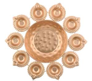 Juego de Cuencos Urli de Hierro Hechos a Mano, con Forma Personalizada, Recubrimiento de Polvo Dorado, Impresión Tipográfica, Decoración Ecológica para el Hogar - Product Image 6