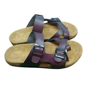Sandales en cuir pour hommes, cuir véritable, bout rond, chaussures d'été confortables de qualité supérieure, fabrication mondiale, vente en gros - Product Image 4