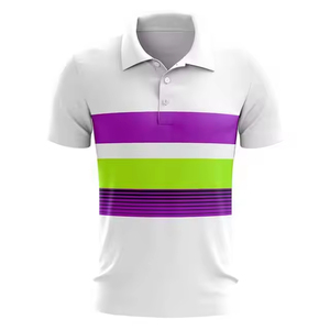 Chemises Polo Personnalisées, Style Casual pour Hommes, Tissu en Coton Respirant et Léger, Confortable, Durable, Coupe Slim Moderne, Mode Été - Product Image 5