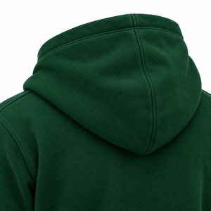 Conjunto Deportivo con Capucha Verde para Hombre, Manga Larga, Informal, 100% Algodón, Sudadera y Pantalones con Logotipo Frontal, Cremallera y Detalles Laterales - Product Image 5