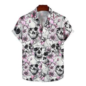 Camisas Tropicales Hawaianas 2026 para Hombre, Playeras de Manga Corta para Vacaciones en la Playa, Corte Regular, Diseño Sólido, Transpirables, 100% Algodón, Tela de Felpa - Product Image 1