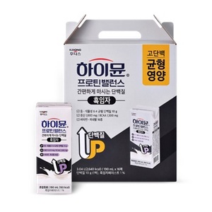 ILDONG Himmune Protein Balance Powder, Sésamo Negro, 190 ml, 16 Sobres, 10 g de Proteína, Apoyo Inmunológico, Sabor a Granos, para Adultos - Product Image 1