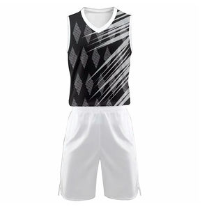 Nouveauté, uniforme de basket-ball de haute qualité, en coton et polyester, séchage rapide, couleur personnalisée - Product Image 5