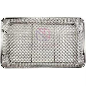Bandeja de malla de alambre de acero inoxidable de alta calidad para esterilización de instrumentos quirúrgicos y dentales - Product Image 6