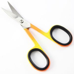 Ciseaux à cuticules professionnels de qualité supérieure avec logo personnalisé, lame droite, pointe acérée, en acier inoxydable et plastique, pour la beauté - Product Image 5
