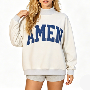 Wholesale Solid Color <b>Women</b> Mock Neck Pullover Soft Lightweight All Season <b>Tops</b> - Product Image 1