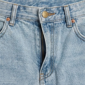 Shorts en jean taille mi-haute très extensibles pour femme, grandes tailles, décontractés, tendance, effet délavé, styles estivaux, streetwear branché - Product Image 4