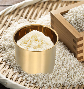 Taza Medidora de Latón Puro a Precio Mayorista, Utensilio de Cocina para el Hogar, Taza Medidora de Arroz y Granos, Artesanía Hecha a Mano con Acabado Dorado - Product Image 4
